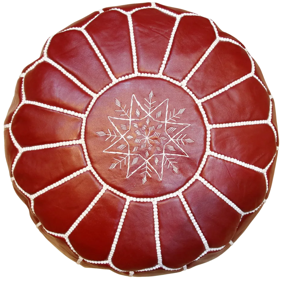 Pouf Étoile — Bordeaux