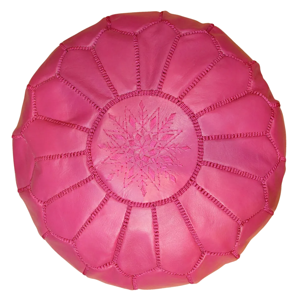 Pouf Étoile — Fuchsia