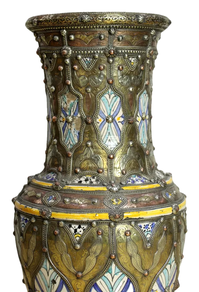 Grand vase à col évasé